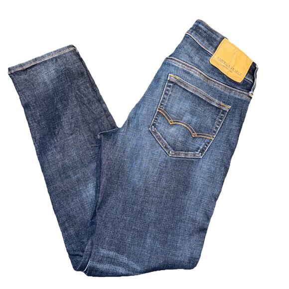 American Eagle Jeans Womens Skinny Extreme Flex Medium Wash Denim SZ 4 - Picture 1 of 6